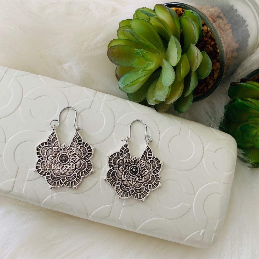 Silver Boho Earrings